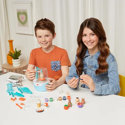 Vista 4 de Make It Real: Juego de estudio de cerámica mini deluxe - Kit de manualidades para esculpir todo en uno, para todos los niveles de habilidad