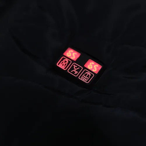 Vista 7 de Chaleco térmico para mujeres y hombres, chaqueta de calefacción eléctrica de invierno, ligera, 21 zonas de calefacción, calentador de cuerpo al aire