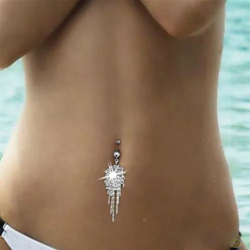 Vista 5 de Piercing para ombligo para mujer, redondos, para ombligo, búho, ombligo, para niñas