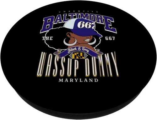 Vista 2 de 667 Area Code for Black Queens PopSockets Adhesive PopGrip