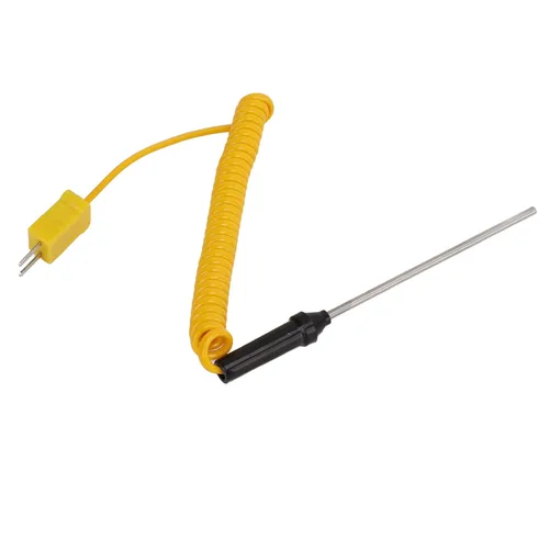 Vista 11 de Sensor de temperatura de termopar tipo K con funda de acero inoxidable y mango aislado Medición precisa de -58.0 °F a 932.0 °F para monitoreo