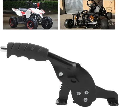 Vista 3 de Palanca de bomba de freno de motocicleta, mango universal, palanca de freno frontal, freno de mano, apto para Kart ATV, motocicleta, tercera rueda