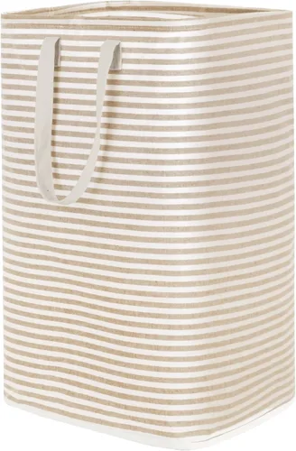 Vista 10 de Lifewit 75L x 2 Pack Collapsible Laundry Hamper Large,Tall Foldable Dirty Clothes Baskets Waterproof, Freestanding Double Bags with Easy Carry