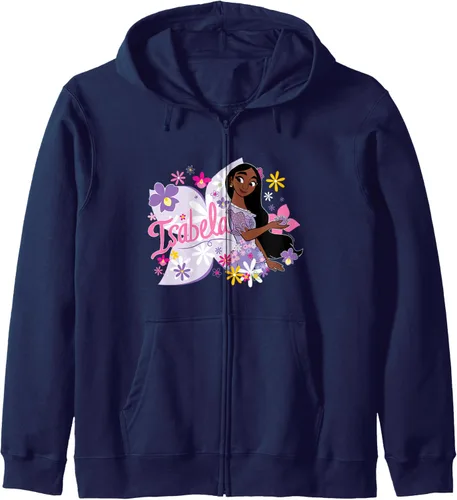 Vista 6 de Encanto - Sudadera con capucha Isabela Zip, Negro