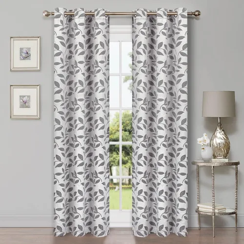 Vista 23 de BLUENILEMILLS BNM - Paneles de cortinas opacas para oscurecer la habitación con bolsillo para barra, cortinas perfectas para ventanas de cocina