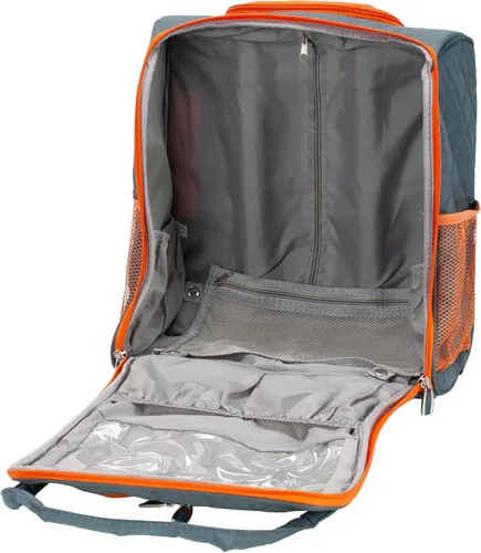 Vista 20 de Rockland Melrose - Maleta con ruedas, de porte vertical, para caber debajo del asiento, Rojo), BF31-RED