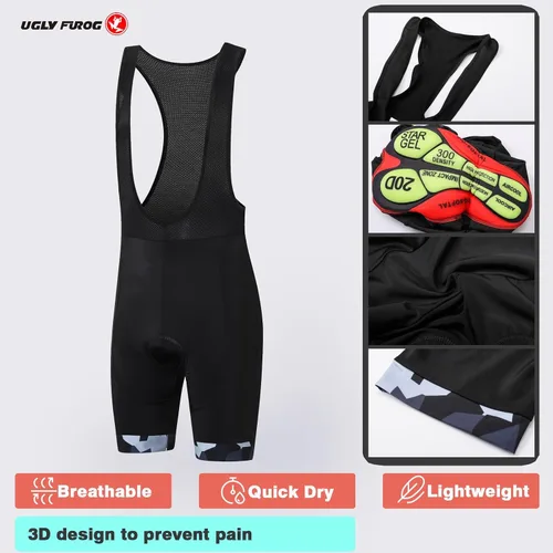 Vista 6 de Conjunto de pantalones cortos de manga corta para ciclismo Pro Racing Team MTB 2021