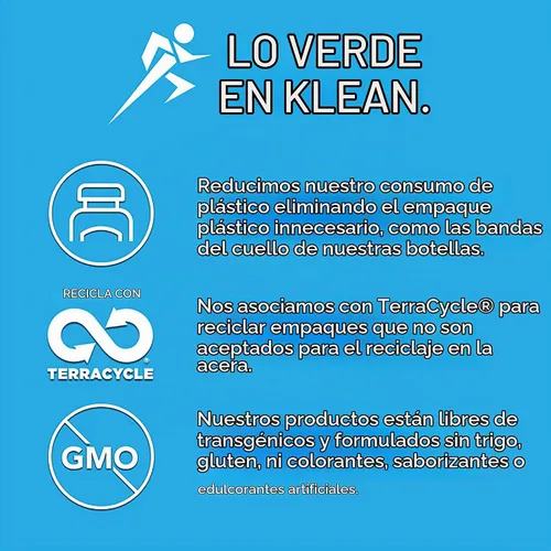 Vista 4 de Klean Athlete Klean Aislado, sabor a vainilla natural, 20 porciones