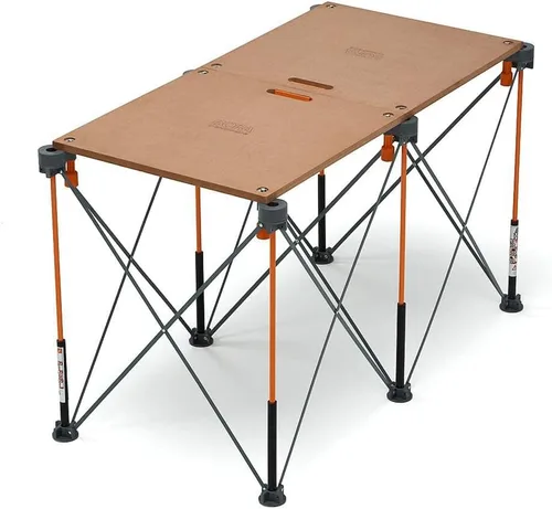 Vista 4 de BORA Centipede Mesa plegable para soporte de trabajo Bora Centipede Caballetes - 61 centímetros x 122 centímetros - Incluye tablero de madera + 6
