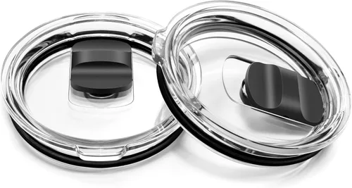 Vista 19 de Repuesto de tapa para vaso de vino de 10 onzas, paquete de 2 tapas magnéticas deslizantes compatibles con YETI de 6 onzas, taza apilable de 8 onzas