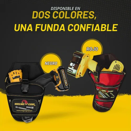 Vista 9 de MagnoGrip 002 – 580 funda magnética para taladro, para zurdos y diestros, color negro.