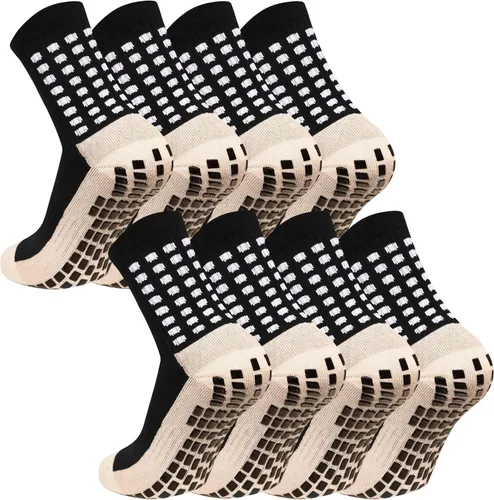 Vista 8 de Calcetines de fútbol con agarre para hombre, calcetines atléticos antideslizantes, calcetines de fútbol americano y baloncesto antideslizantes