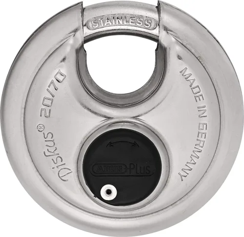 Vista 11 de Candado ABUS 20/70 KD B de acero inoxidable, alta y extrema seguridad, 20/70 KD B