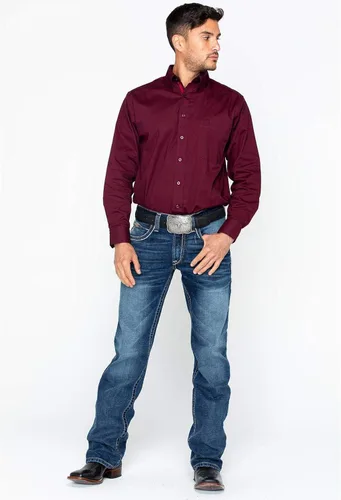 Vista 6 de ARIAT - Jeans M4 de tiro bajo y corte de bota para hombre