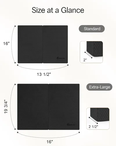 Vista 5 de StrongTek 2-in-1 Non-Slip Balance Pad - High-Density Foam Cushion, Supportive Exercise Mat & Knee Pad for Core Training, Yoga, Pilates, Physical