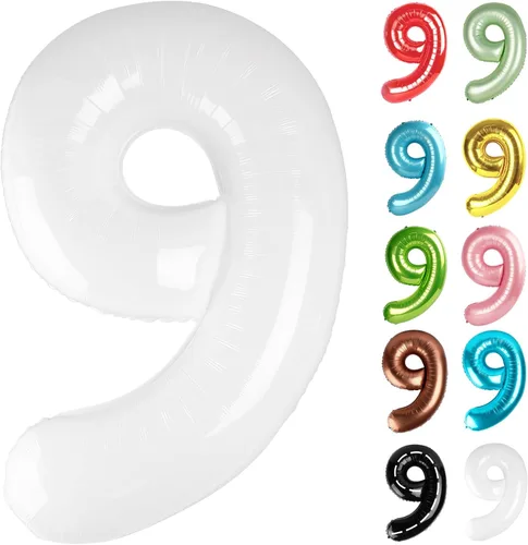 Vista 206 de Globo negro del número 0 de 40 pulgadas – globo número 0, decoraciones