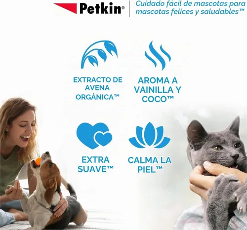 Vista 5 de Petkin Big N' Thick Toallitas para Mascotas 100