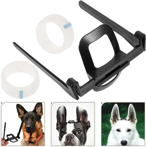 Vista 2 de GANAZONO - Kit de publicación de orejas de perro, herramienta de pie para orejas de cachorro con soporte de plástico flexible y cintas de 5.51
