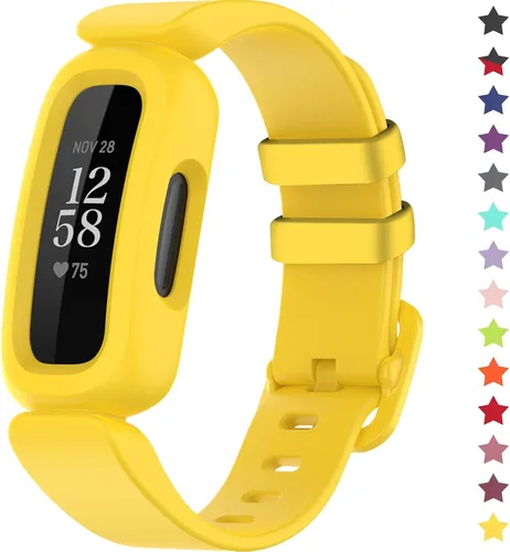 Vista 14 de Correas compatibles con Fitbit Ace 3, silicona suave, impermeable, accesorios de pulsera de reloj deportivo, correa de repuesto para Fitbit Ace 3