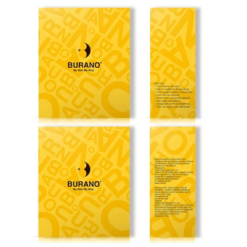 Vista 8 de BURANO Juego de esmaltes de uñas de gel Crackle - Blanco y negro, secado al aire y lámpara LED necesaria