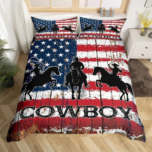 Vista 14 de American Flag Bedding Set Twin for Boys Teens Men Retro Army Green Camo Usa Flag Comforter Cover Military Camouflage Soldier Duvet Cover for Kids