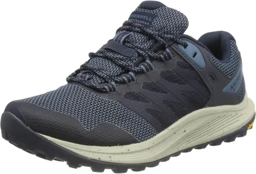 Vista 9 de Merrell Nova 3 Low Tactical - Zapatos de senderismo para hombre, ancho ancho Negro/Carbón