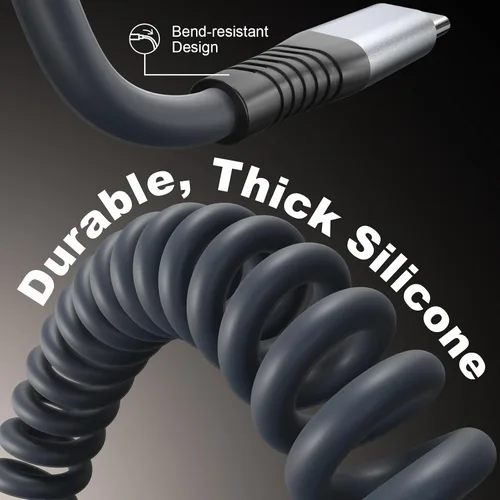 Vista 8 de Quickeep Cable USB C de 3 pies, paquete de 2 cables de carga USB C a USB C