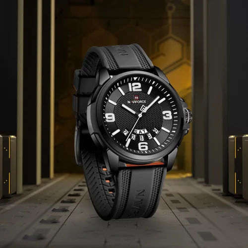 Vista 2 de NAVIFORCE Reloj impermeable para hombres, mujeres, niños y niñas, analógico, militar, deportivo, unisex, correa de silicona