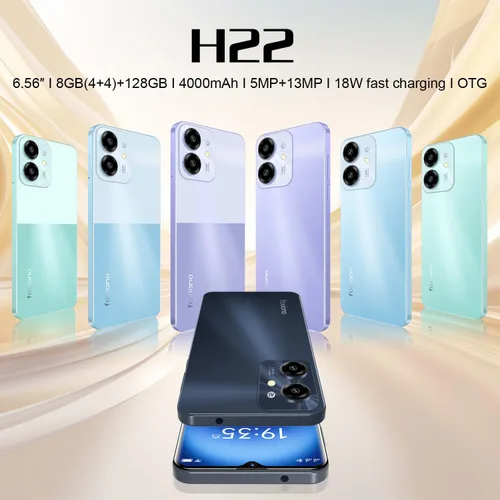 Vista 8 de Teléfono celular, teléfono inteligente Android desbloqueado, octa-core 6.52 pulgadas HD+ pantalla de 90 Hz, batería de 4000 mAh, perfecta para 88