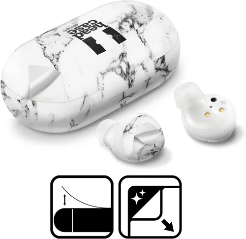 Vista 3 de Head Case Designs Calcomanía de vinilo con licencia oficial de Assassin's Creed Belt Crest II, compatible con Buds Live/Buds Pro / Buds2