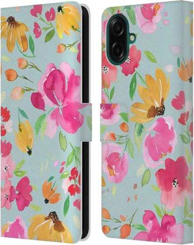 Vista 56 de Head Case Designs Officially Licensed Ninola Butterfly Nature Spring Floral Leather Wallet Case Compatible with Samsung Galaxy A07 4G