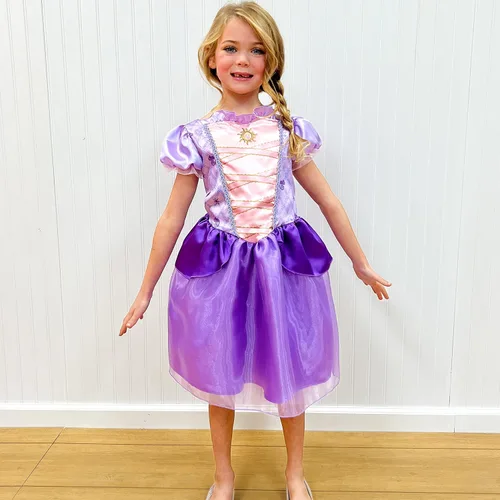 Vista 3 de Recycled Blend Rapunzel Costume, Official Disney Tangled Costume