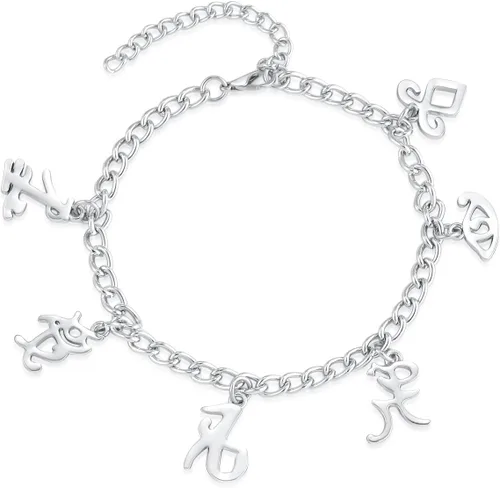 Vista 3 de XOCON The Mortal Instruments - Pulsera con símbolos de runas de poder angélico inspirado en la ciudad de los huesos