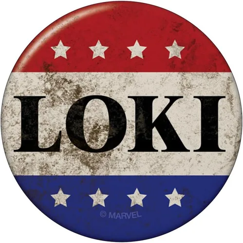 Vista 3 de Marvel Loki President Loki Button PopSockets intercambiables PopGrip