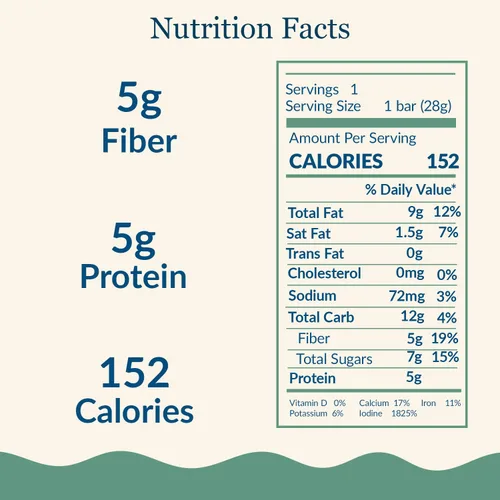 Vista 2 de Maine Coast Bar Kelp Sesame Crunch Org, 1.05 oz