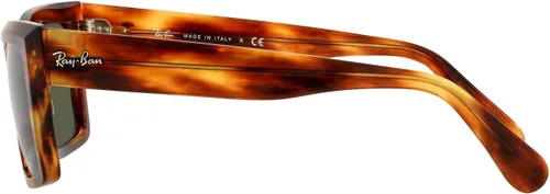 Vista 4 de Ray-Ban Rb2191 Inverness Gafas de sol rectangulares, Rayas HabanaVerde