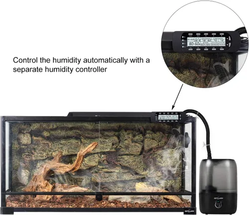 Vista 6 de Repti Zoo Humidificador del reptil 4L, nebulizador grande del tanque del Mister del reptil para el viverario del terrario