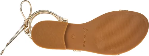 Vista 3 de The Drop Women's Samantha Flat Strappy Lace-up Sandal