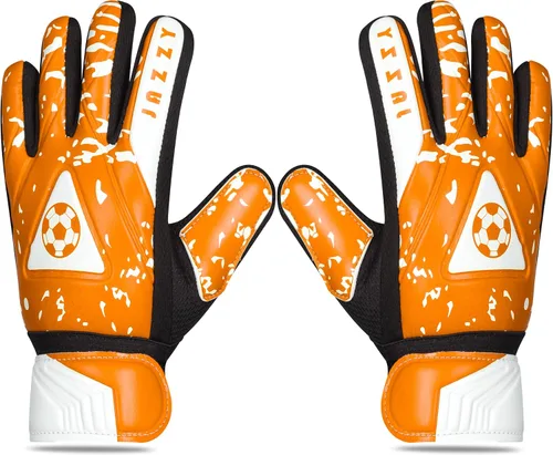 Vista 8 de Guantes de portero juvenil con doble protección para la muñeca, material de látex antideslizante