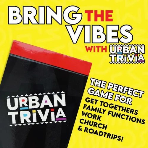 Vista 2 de Urban Trivia Game - ¡Juego de cartas para la cultura! TV, películas, música, deportes y experiencias de la comunidad afroamericana. Ideal