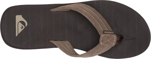 Vista 5 de Quiksilver Men's Carver Suede 3 Point Flip Flop Athletic Sandal