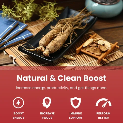 Vista 5 de NutraChamps Paquete de ginseng coreano y hierba de cabra cachonda
