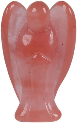 Vista 35 de Justinstones Estatua de Ángel de la Guarda de Gema Tallada en 7 Chakras, Ángel de la Paz en Bolsillo, 5 cm