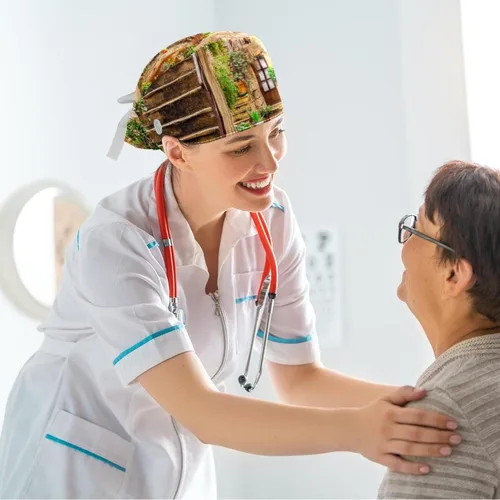 Vista 6 de Scrub Caps Women,Scrub Cap Suitable for Men and Women