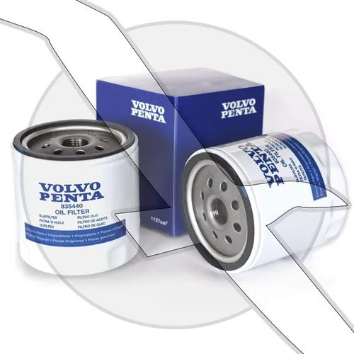 Vista 5 de Filtro de aceite OEM Volvo Penta 835440