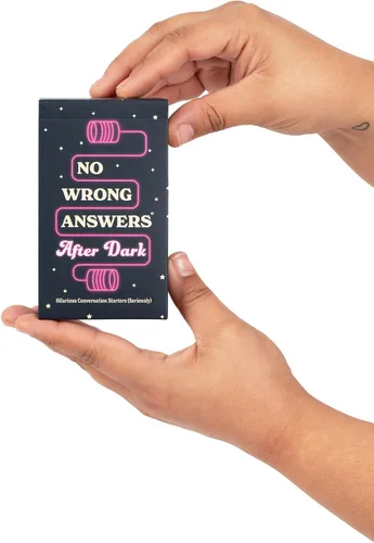 Vista 5 de No Wrong Answers After Dark - Divertido juego de cartas, iniciador de conversación, actividad divertida para amigos, juego o cita nocturna, viajes