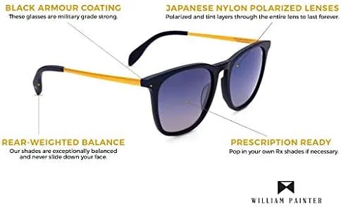 Vista 3 de William Painter The Oasis - Gafas de sol polarizadas, para hombres y mujeres
