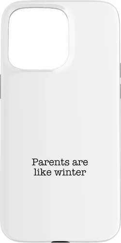 Vista 28 de iPhone 16 Parents are like winter Case