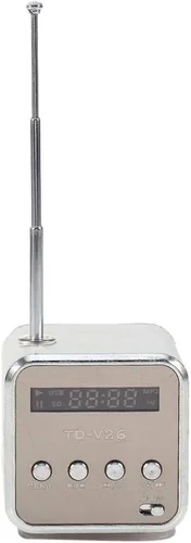 Vista 4 de Mini altavoz reproductor de música portátil ligero radio FM estéreo PC tarjeta de soporte de moda y disco U Plug Play Soporte FAT16 / FAT32 sistema