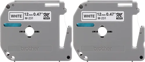 Vista 22 de Brother Etiqueta de forma continua de 0.37 "X26.20' (BRTM521), negro/azul
